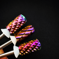 Broca de carburo de tungsteno premium de alta calidad, broca eléctrica profesional para manicura, brocas para salón de uñas.