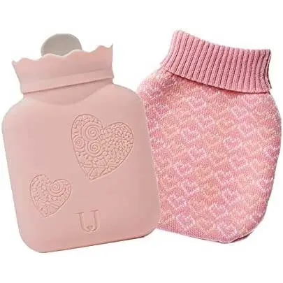 Hot Selling Wholesale Hot Water Bag Hot Heat Pack Warm Natural Rubber Hot Water Bottles with Cover