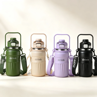 Gobelet isotherme en acier 316 de 800 ml (27 oz) à marque privée, avec double couvercle de boisson, couvercle à clapet, anti-fuite, sans BPA, cadeau d'entreprise