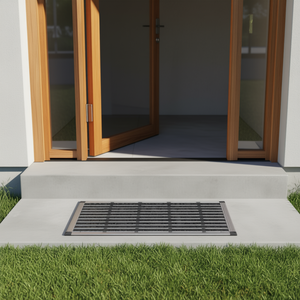 Paillasson en aluminium Astra Excellence 45x75cm Anthracite pour usage extérieur - Product Image 3