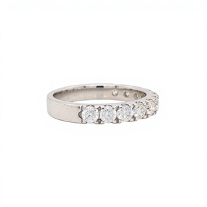 Lurba Jewels 925 Sterling <b>Silver</b> Luxury Moissanite <b>Eternity</b> Band Wedding <b>Ring</b> for Women Fashion Minimalist Fine Jewelry - Product Image 3