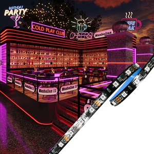 Tira de Luces LED Flexibles de Cobre WS2811 RGBWW SMD5050 con Conectividad USB, 240 Luces RGB con Efecto de Persecución - Product Image 1
