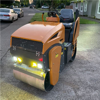 Prix du compacteur à rouleaux vibratoire tandem de 1 tonne à vendre, petit compacteur à rouleaux hydraulique pour routes