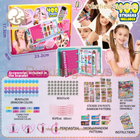 Juego de Cuentas para Hacer Pulseras Coloridas de Primera Calidad para Manualidades Creativas Infantiles, Fabricación de Joyas, Regalos de Cumpleaños y Recuerdos de Fiesta
