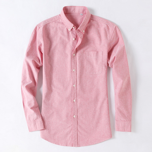 Commercio all'ingrosso in cotone 100% Oxford camicia da uomo manica lunga Casual formale, vestibilità regolare, <span class=keywords><strong>camicie</strong></span> da uomo - Product Image 6