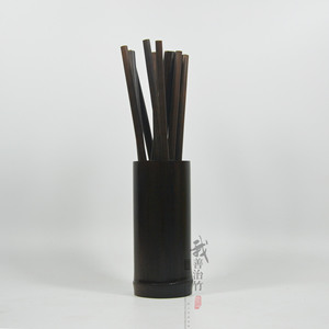 <b>Bamboo</b> <b>Straws</b> Deep Carbonization Reusable For Drinking Water Juice Coffee Stirring Chongqing Origin ZX 009 - Product Image 4