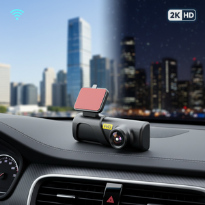 Caméra embarquée 2K WIFI, enregistreur de <span class=keywords><strong>voiture</strong></span>, boîte noire 2K, enregistreur simple, objectif grand angle 130°, connexion USB, vision nocturne - Product Image 3
