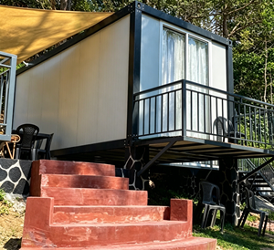 Structure en acier respirante standard, conception de conteneur, maison, <span class=keywords><strong>appartement</strong></span>, entrepôt, abri de voiture, forme carrée moderne, garantie 1 an - Product Image 2