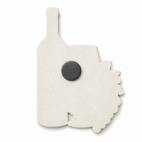 Aimant décoratif souvenir de vignoble en résine WeiVista Premium Italie, forme personnalisée OEM/ODM, pour boutique de voyage