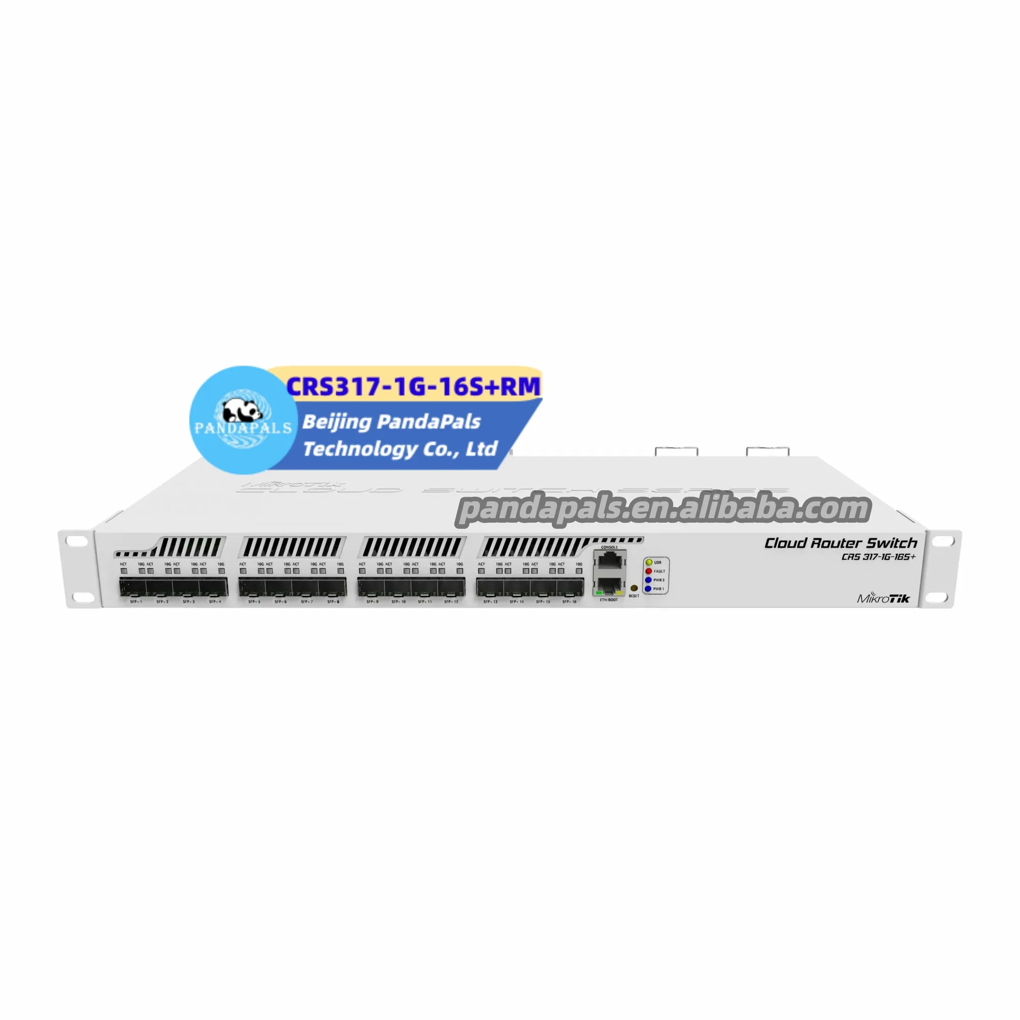 Novo Switch inteligente Mikrotik CRS317-1G-16S RM 10g sfp 16 portas original gigabit CRS317-1G-16S + RM