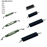 Sensor Magnético de Láminas (Reed Switch) de Plástico Moldeado SMD Serie 9/11/14/16mm Normalmente Abierto de Montaje en Superficie