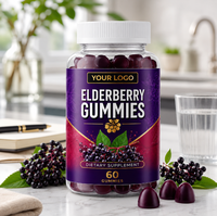 Gummies sans sucre à base de baies de sureau et de sucre de betterave, marque privée OEM/ODM, pour adultes – Produits de beauté pour adultes