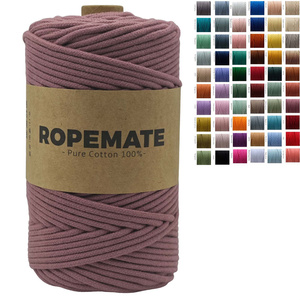 Corda in Cotone Puro ROPEMATE 70 Colori, Intrecciata 3mm, per Macramè, Laccetti per Telefono, Cinghie per Fotocamera, Materiale Fai-da-Te - Product Image 1