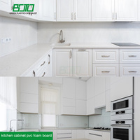 Lembaran Busa PVC Ekspansi 1220x2440mm Tebal 8-30mm untuk Pemotongan Lemari Dekorasi Lembaran Lemari Dapur PVC