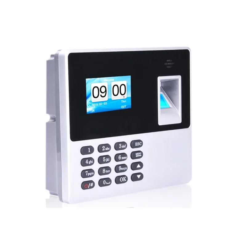 Système d'enregistrement biométrique de l'heure, avec logiciel gratuit CE, contrôleur par empreinte digitale, horloge, Machine de secours