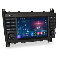 Erisin ES9069C Radio de Auto con Pantalla Táctil de 7 Pulgadas, DSP, Android 16, CarPlay, GPS, 4G, DAB, para Mercedes Benz Clase C, CLC W203, CLK W209