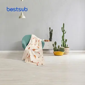 BestSub 50"x60"Full White Arctic Fleece Lined Sublimation Blank Microfiber Kids Throw Blanket Soft and Perfect for Tender Skin