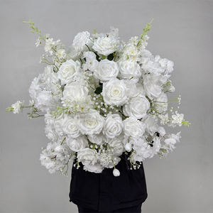 Bola de Flores Artificiales de Seda Realista DKB - Tamaño y Color Personalizables para Bodas, Día de la Madre, Decoración del Hogar - Product Image 1