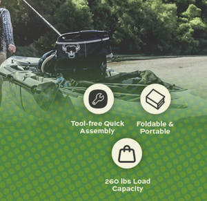 Carrito <span class=keywords><strong>para</strong></span> <span class=keywords><strong>Kayak</strong></span> C-Tug, Carrito <span class=keywords><strong>para</strong></span> <span class=keywords><strong>Kayak</strong></span> con <span class=keywords><strong>Ruedas</strong></span> Antipinchazos, Capacidad de Carga de 260 lb, Carrito Plegable Portátil y Resistente <span class=keywords><strong>para</strong></span> Canoa/Bote - Product Image 5