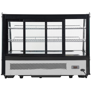 <span class=keywords><strong>Armoire</strong></span> à Gâteau à Angle Droit Présentoir à Gâteau Réfrigérateur à Gâteau Vitrine Vitrine Cabinet - Product Image 6