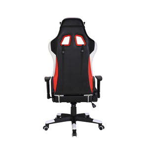 Chaise de bureau de <span class=keywords><strong>Gamer</strong></span> en similicuir, siège pivotant, à câble, blanc, pivotante, pour ordinateur - Product Image 5