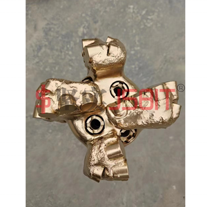 6インチ4ブレード二列カッタースチールボディPCDビットハードロック掘削用ディープカットダイヤモンド水井戸ドリルビット - Product Image 2