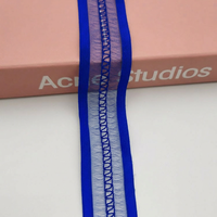 Bande élastique en dentelle de 3 cm pour vêtements, sous-vêtements, ceinture extensible en maille, ruban de couture pour textile domestique et bricolage
