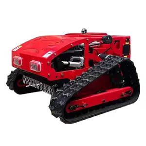 Automatic 0 Turn Rc Lawn Robot Mower Grass Cutting Machine Track Cutter Lawn Mower With Remote Control For Sale