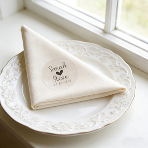 Autocollants transparents personnalisés pour invitations <span class=keywords><strong>de</strong></span> <span class=keywords><strong>mariage</strong></span> avec nom et date - Product Image 5