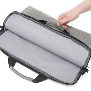 Sac à main pour <span class=keywords><strong>ordinateur</strong></span> portable en polyester de style simple pour hommes et femmes, 17,3/<span class=keywords><strong>15</strong></span>,6/14 <span class=keywords><strong>pouces</strong></span>, avec <span class=keywords><strong>housse</strong></span> pour tablette - Product Image 2