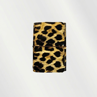 Carnet en cuir PU imprimé léopard A5, couverture rigide, journal pour femmes, papeterie à motif animal, agenda, cadeau d'affaires