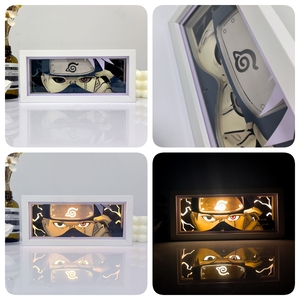 โคมไฟอนิเมะ 3 มิติ โคมไฟลายการ์ตูน โคมไฟเลเซอร์แกะสลักกระดาษ กล่องไฟ โคมไฟตั้งโต๊ะ ตกแต่งห้อง เหมาะสำหรับงานปาร์ตี้และเป็นของขวัญ - Product Image 4