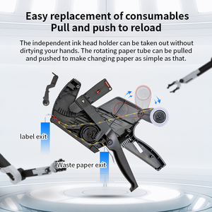 Macchina per la marcatura del prezzo del supermercato a una riga a 8 cifre - Product Image 4