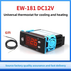 टुओबांग EW-181H dc12v/24v 220v थर्मोस्टेट तापमान नियंत्रक ओएम डी-50 ~ 110 ntc20k 7-खंड डिस्प्ले 1c रिज़ॉल्यूशन - Product Image 3