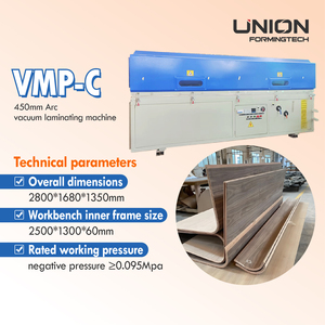 Presse à <span class=keywords><strong>membrane</strong></span> sous vide industrielle pour le laminage de film PVC, facile à utiliser, puissance 17 kW, pour portes intérieures de placards - Product Image 1