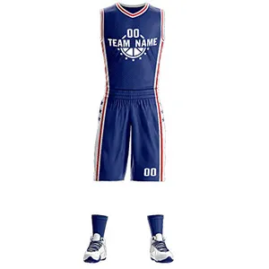 Sublimação basquete uniforme para a equipe do clube, basquete jersey personalizado