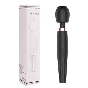Massaggiatore con bacchetta AV grande ricaricabile USB con forte vibrazione massaggiatore per punto G femminile stimolatore per clitoride bacchetta vibrante per adulti