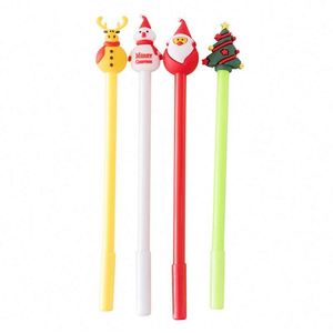 ปากกาหมึกเจลยางซิลิโคนลายการ์ตูนน่ารักสไตล์คริสต์มาสคุณภาพสูง - Product Image 2