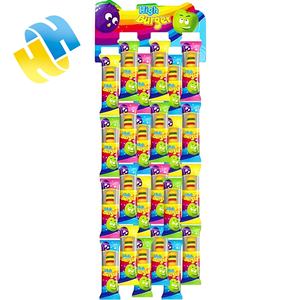 Caramelos Duros Halal Mixtos con Sabor a Frutas al por Mayor, Piruletas de Hamburguesa, Caramelos de Cera, Caja Multicolor, Embalaje para Niños, Juguete de Caramelo, OEM - Product Image 4