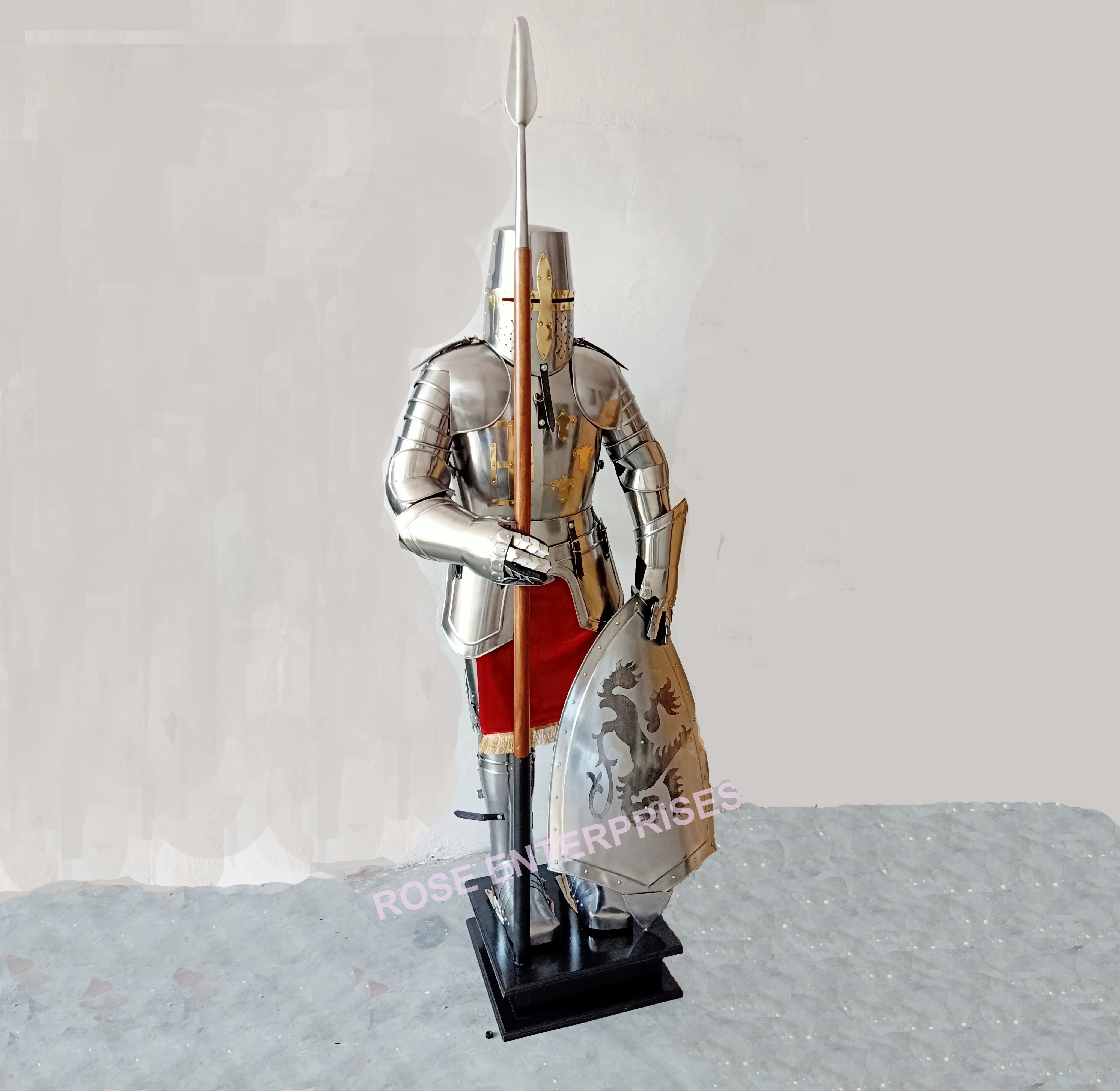 フルサイズで完全に着用可能な騎士テンプラー中世の鎧のスーツ、手作りのフルスーツアーマー