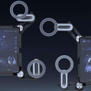 Soporte Magnético Flexible para Teléfono Móvil con Pantalla para Coche, ABS+PC, con Soporte de Escritorio para Tesla BYD de 4.7-6.8 Pulgadas - Product Image 5