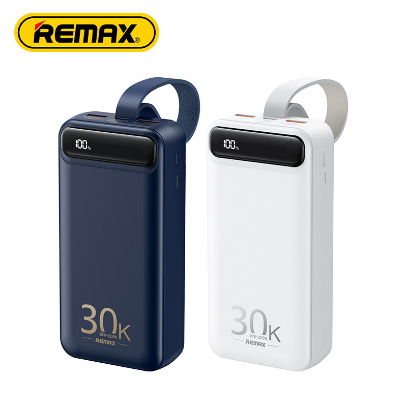 REMAX RPP-522 20W + 22,5 W PD + QC Power bank 30000 mah Tragbare Smart Multi-kompatible Schnelllade-Power bank 30000 mah