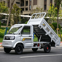 Mini camionnette électrique à basse vitesse, 4 roues, benne hydraulique, véhicule tout-terrain multi-usage