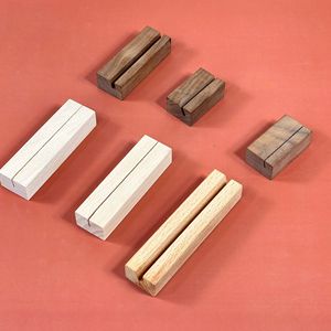 Base en bois massif et acrylique 2026 pour cartes postales, support en bois pour mémos, support de calendrier de bureau - Product Image 4