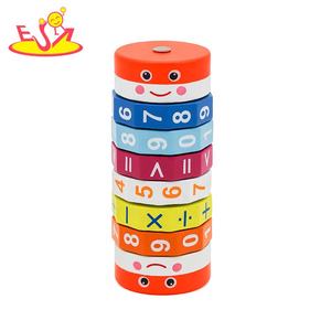 <span class=keywords><strong>Cubo</strong></span> aritmético de madera personalizable para niños, juguete educativo de aprendizaje de matemáticas, técnica pintada, Unisex, EN71, 2017 - Product Image 1