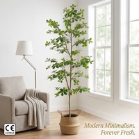 Olivier artificiel noir en pot, Ficus californien réaliste, résistant aux intempéries, ignifuge, personnalisable OEM, décoration intérieure et extérieure