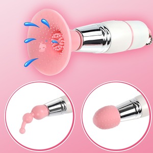 Nueva Llegada Adultos Juguetes Sexuales Pezón Lamiendo Vibrador Masajeador Vibrador Saltar Huevos 3 en 1 Mini Lengua Vibrador - Product Image 4