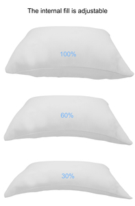 Almohadas de enfriamiento de Venta caliente para dormir, almohadas de espuma de memoria trituradas ajustables con dos lados fríos y cálidos - Product Image 4