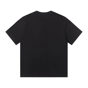 T-shirt vintage pour homme à col imprimé avec lettres en strass surdimensionnées, le plus apprécié de Guangzhou, vente en gros - Product Image 3