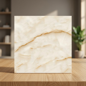 Diano Griss 600x600mm Polished Porcelain Tiles Grey Marble Effect Luxury Interior <b>Flooring</b> Design - Product Image 5